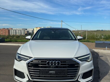 2021 Audi A6 45 TFSI V (C8), белый, 4500000 рублей, вид 1