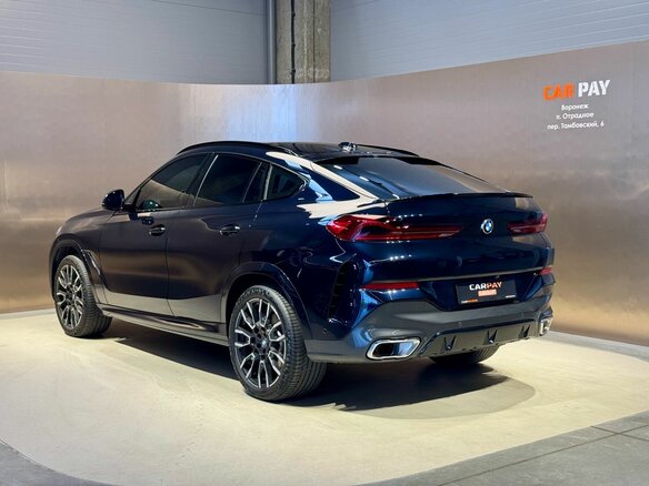 2023 BMW X6 30d III (G06) Рестайлинг, синий - вид 6
