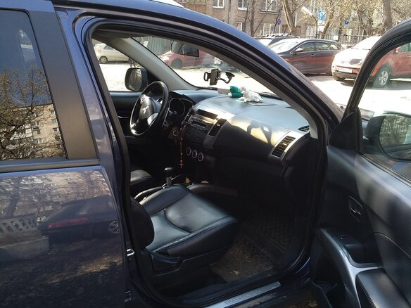 2007 Mitsubishi Outlander II, синий, 1230000 рублей - вид 12