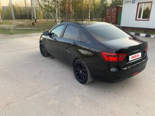 2018 Lada (ВАЗ) Vesta I, чёрный, 530000 рублей, вид 2