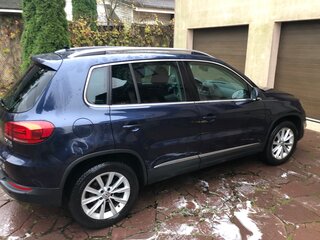 2015 Volkswagen Tiguan I Рестайлинг, синий, 1200000 рублей, вид 2