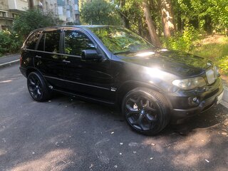 2004 BMW X5 3.0d I (E53) Рестайлинг, чёрный, 1350000 рублей, вид 4