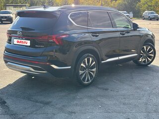 2021 Hyundai Santa Fe IV Рестайлинг, чёрный, 3590000 рублей, вид 4