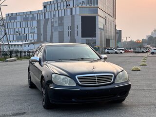 2002 Mercedes-Benz S-Класс 320 IV (W220), зелёный, 900000 рублей, вид 2