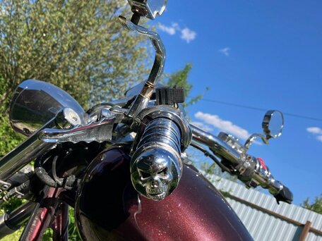 2009 Honda VT 1300CX Fury, пурпурный, 850000 рублей, вид 2