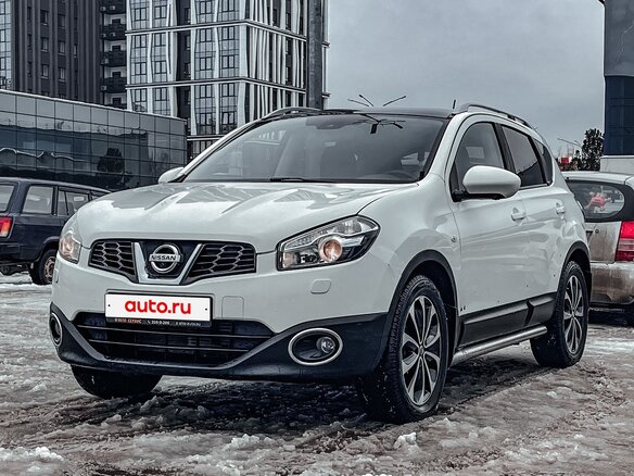 2012 Nissan Qashqai I Рестайлинг, белый, 1150000 рублей