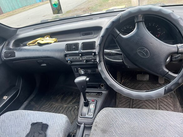 1993 Toyota Corsa IV (L40), чёрный, 280000 рублей - вид 6