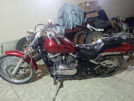 1995 Kawasaki VN400 Vulcan, красный, 235000 рублей, вид 5