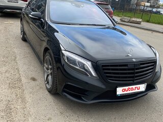 2014 Mercedes-Benz S-Класс 500 Long VI (W222, C217), чёрный, 2700000 рублей, вид 4