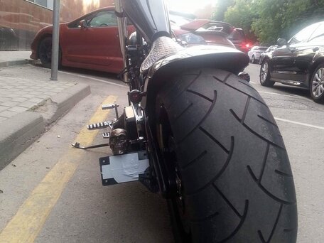 2005 American IronHorse Texas Chopper, чёрный, 3000000 рублей, вид 2