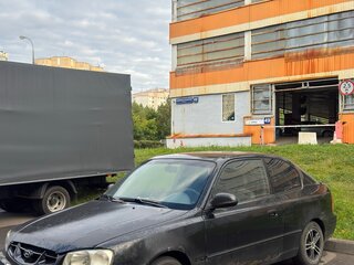 2001 Hyundai Accent II, чёрный, 225000 рублей, вид 1