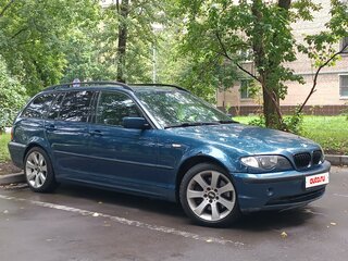 2001 BMW 3 серии 330xd IV (E46) Рестайлинг, синий, 990000 рублей, вид 2