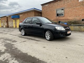 2014 Lada (ВАЗ) Granta I, чёрный, 630000 рублей, вид 2