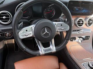 2019 Mercedes-Benz C-Класс AMG 43 AMG IV (W205) Рестайлинг, синий, 3350000 рублей, вид 4