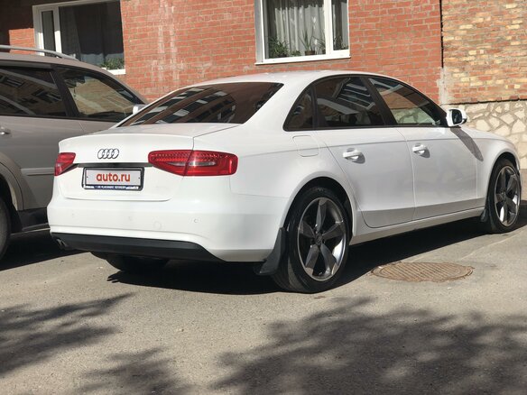 2012 Audi A4 IV (B8) Рестайлинг, белый, 900000 рублей - вид 3