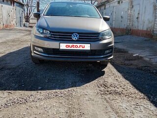2015 Volkswagen Polo V Рестайлинг, бежевый, 1130000 рублей, вид 1