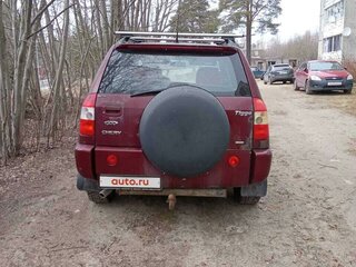2007 Chery Tiggo (T11) I, красный, 300000 рублей, вид 4