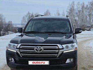 2019 Toyota Land Cruiser 200 Series Рестайлинг 2, чёрный, 7200000 рублей, вид 2