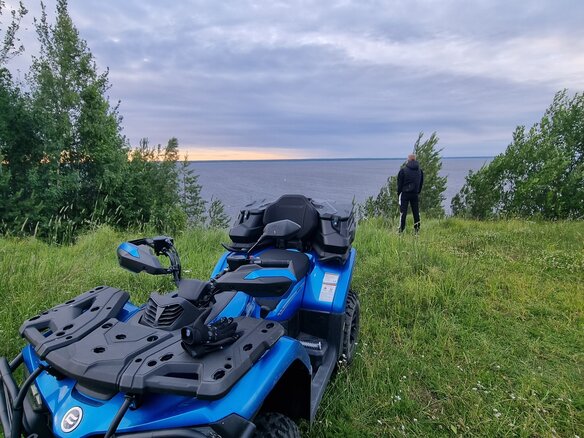 2024 CFMoto CFORCE 500 EPS, синий, 650000 рублей - вид 5
