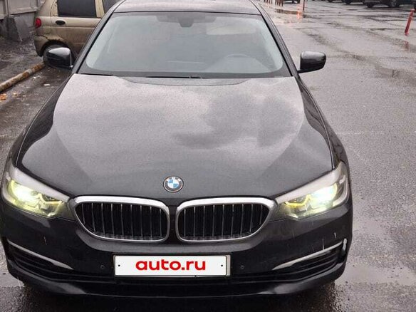 2017 BMW 5 серии 520d VII (G30/G31/G38), чёрный, 2250000 рублей