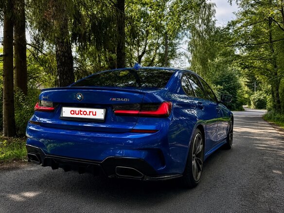 2020 BMW 3 серии M340i xDrive VII (G2x), синий, 4300000 рублей - вид 9