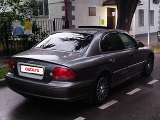 2002 Hyundai Sonata IV (EF) Рестайлинг, серый, 450000 рублей, вид 4