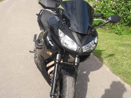 2012 Kawasaki ER-6F (Ninja 650R), чёрный, 500000 рублей, вид 1