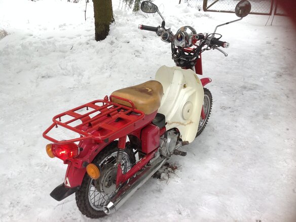 2001 Yamaha Mate, красный, 155000 рублей - вид 5