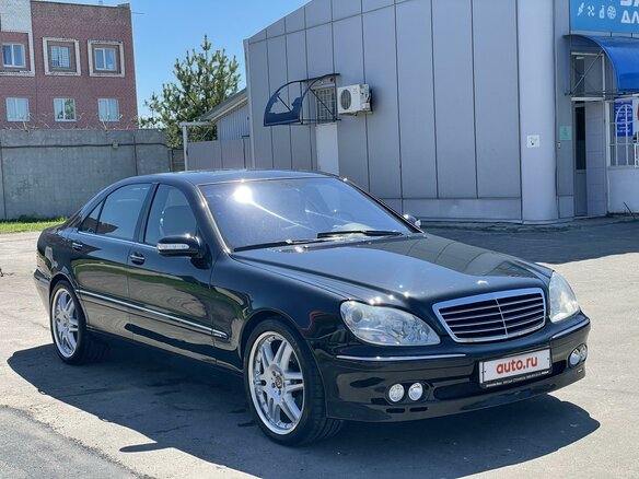 2004 Mercedes-Benz S-Класс 500 Long IV (W220) Рестайлинг, чёрный - вид 3