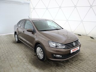 2018 Volkswagen Polo V Рестайлинг, коричневый, 1550000 рублей, вид 3
