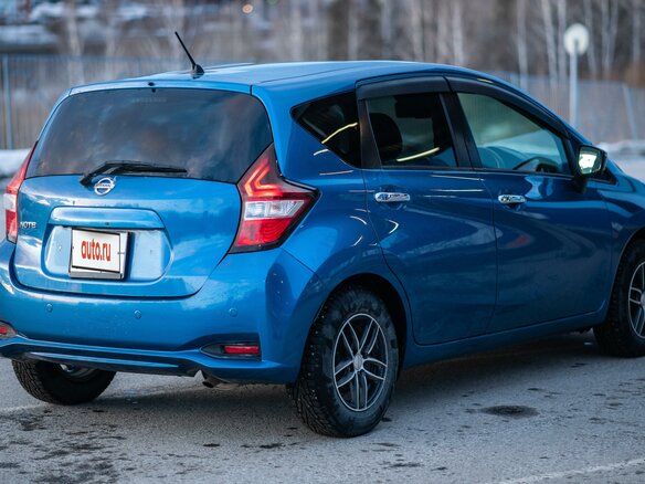 2017 Nissan Note II Рестайлинг, синий, 1130000 рублей - вид 22