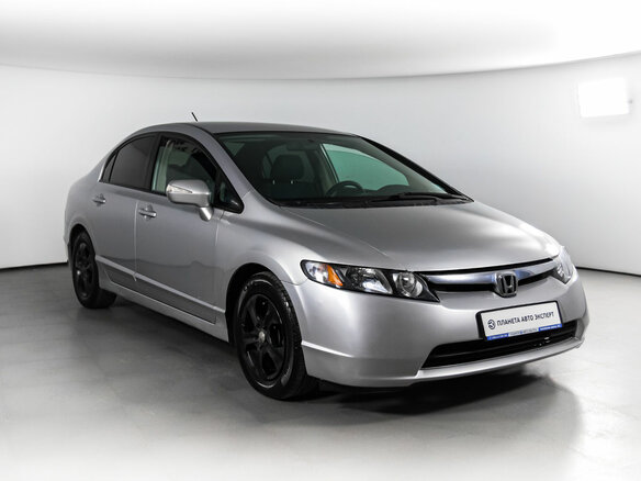 2007 Honda Civic Hybrid VIII, серебристый - вид 6
