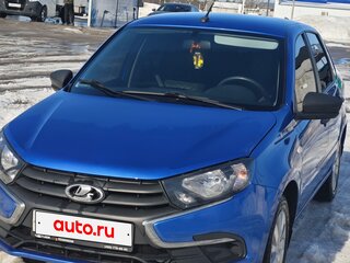2019 Lada (ВАЗ) Granta I Рестайлинг, синий, 650000 рублей, вид 3
