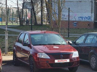 2010 Renault Logan I Рестайлинг, красный, 550000 рублей, вид 2