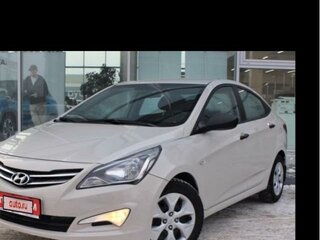 2015 Hyundai Solaris I Рестайлинг, бежевый, 815000 рублей, вид 1
