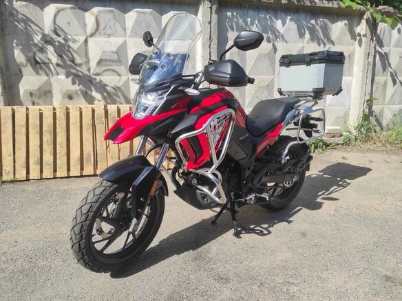 2021 Honda CB 190X (Wuyang), красный, 365000 рублей