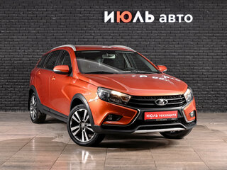 2019 Lada (ВАЗ) Vesta SW Cross I, оранжевый, 1100000 рублей, вид 3