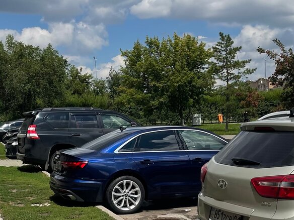 2022 Audi A4 35 TFSI Long V (B9) Рестайлинг, синий, 3800000 рублей - вид 5
