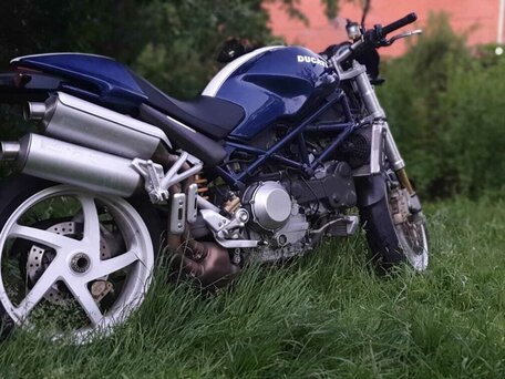 2004 Ducati Monster S4, синий, 450000 рублей, вид 1