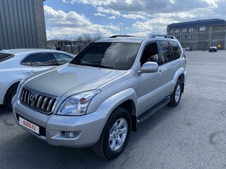 2004 Toyota Land Cruiser Prado 5-speed 120 Series, серебристый, 2150000 рублей, вид 2