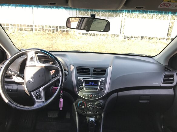 2014 Hyundai Solaris I Рестайлинг, чёрный - вид 10