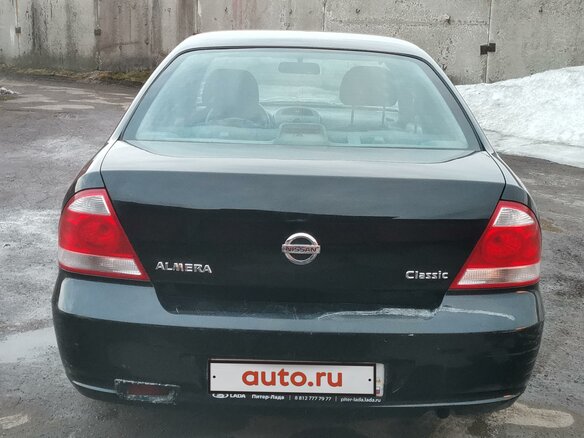 2007 Nissan Almera Classic I, чёрный - вид 8