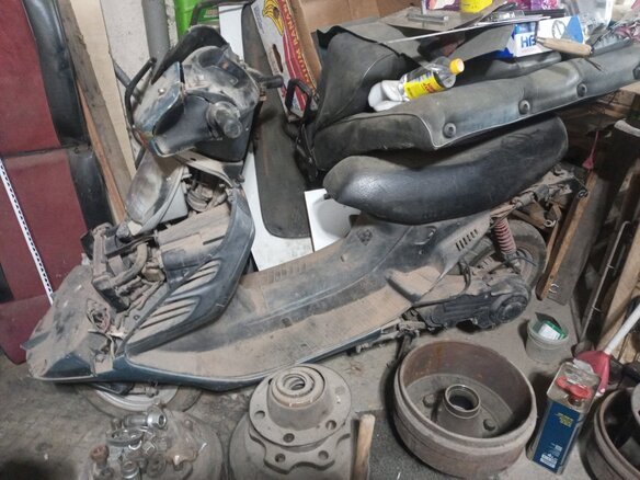 1998 Honda Forza, чёрный, 15000 рублей - вид 5