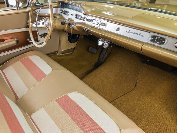 1958 Chevrolet Impala II, коричневый - вид 14