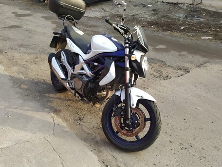 2010 Suzuki SFV 650 Gladius, белый, 350000 рублей, вид 1