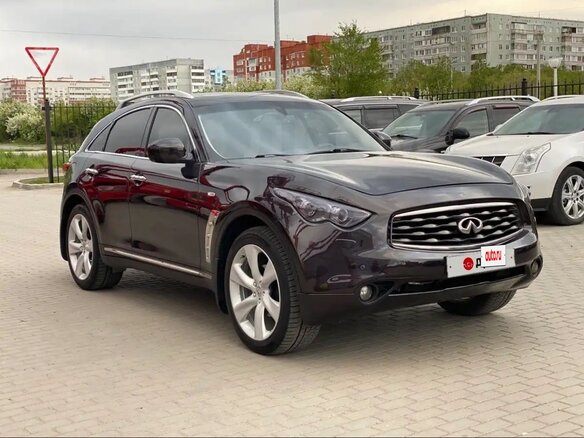2008 Infiniti FX35 II (S51), коричневый, 1650000 рублей - вид 1