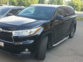 2014 Toyota Highlander III (XU50), чёрный