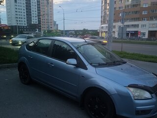 2007 Ford Focus II, голубой, 570000 рублей, вид 2
