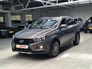 2018 Lada (ВАЗ) Vesta SW Cross I, голубой, 870000 рублей, вид 3