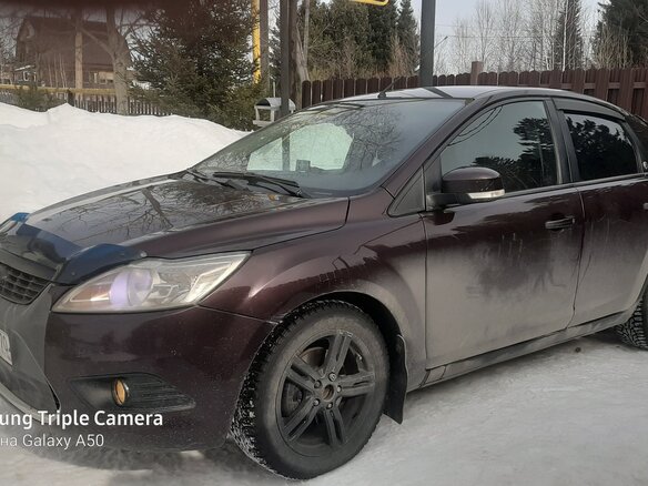 2008 Ford Focus II Рестайлинг, фиолетовый, 650000 рублей - вид 1